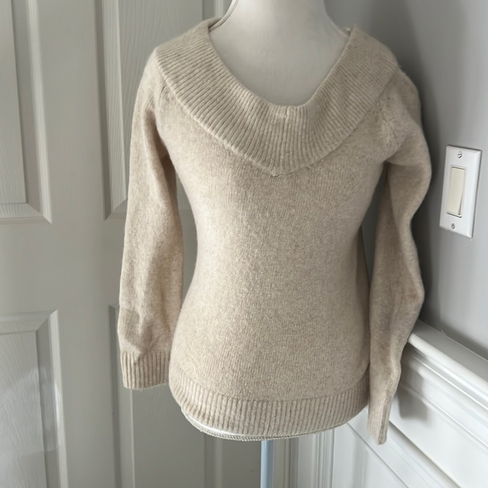 Cream sweater